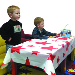 Scola Star Coverall Drop Cloth - Pack | Protective Splash Mats for Messy Play