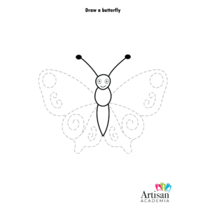 Draw a Butterfly Step-by-Step Activity – Simple Symmetrical Art Guide for EYFS & KS1