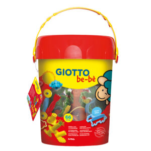Giotto Be-bè Modelling Accessories Pot – 66pcs | Safe Modelling Tools for Toddlers
